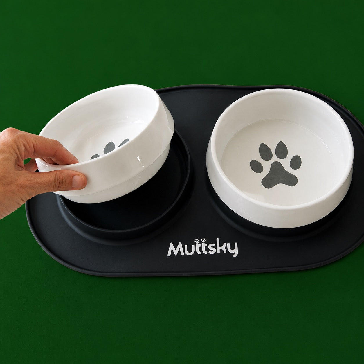 CeramixPaws Non-Slip Dog Bowls - 26oz
