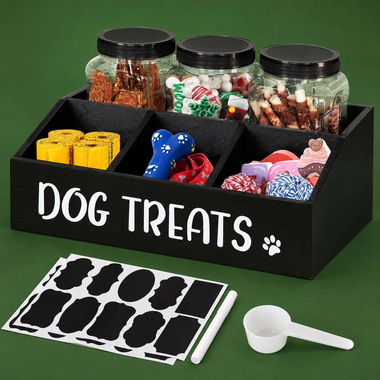 Pet Pantry Trio: Dog & Cat Food Storage Set