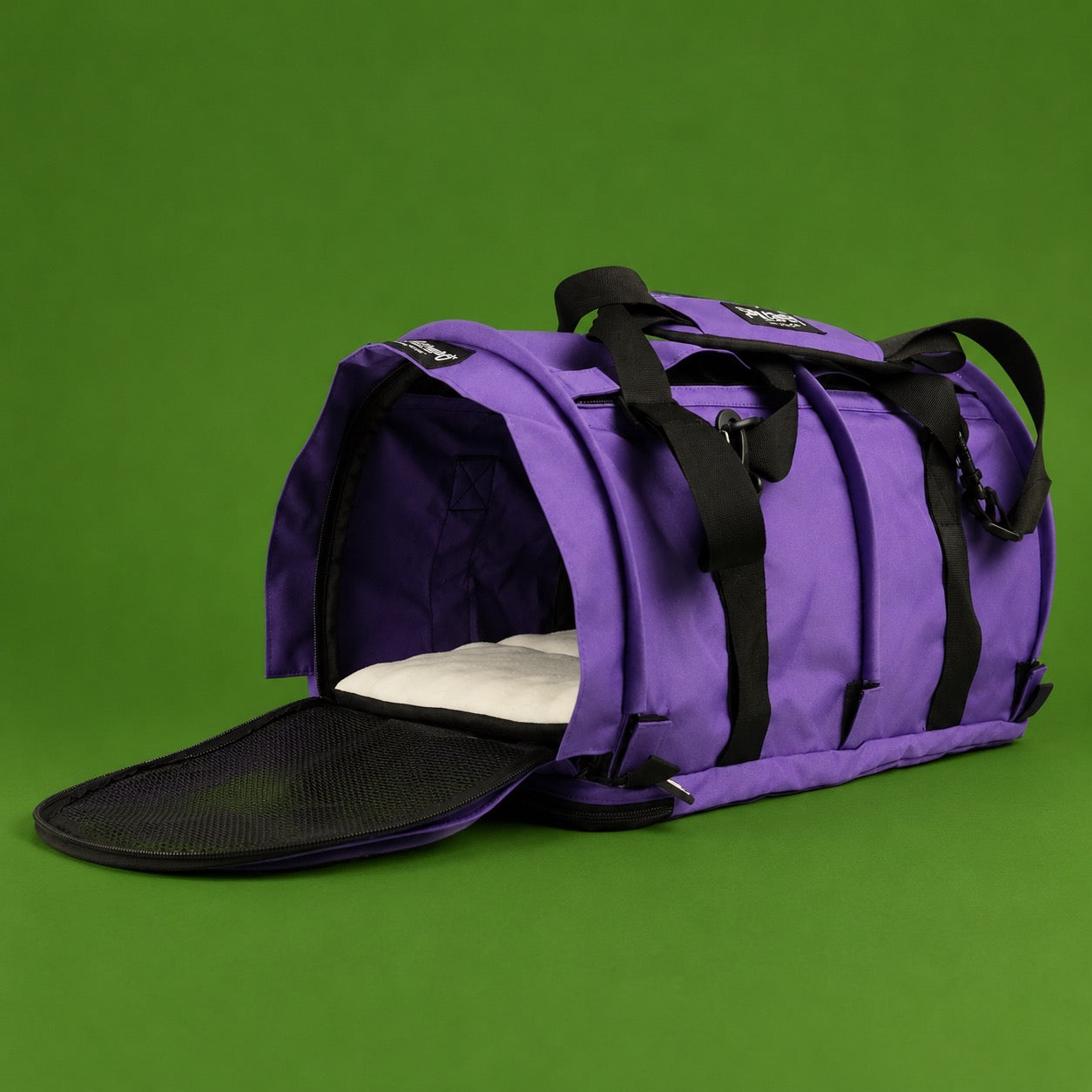 FlexiFit XL Pet Carrier: Secure & Soft for Cats and Dogs | Purple