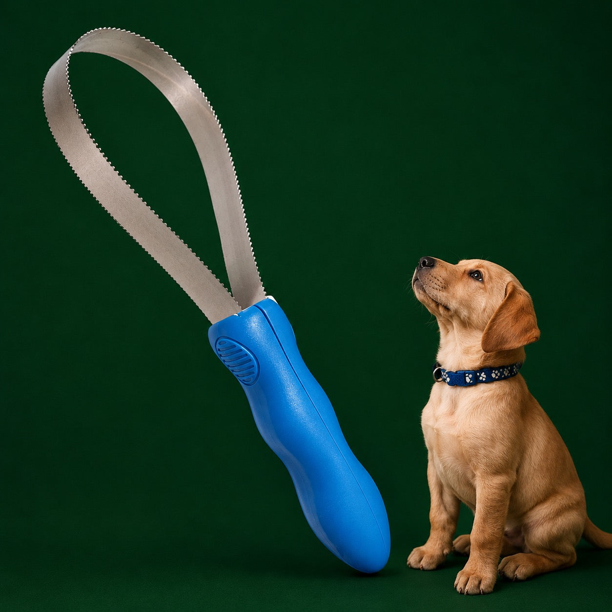Dog Brush Shedding Blade Dual-Sided Stainless Steel Deshedding Tool 1Pack