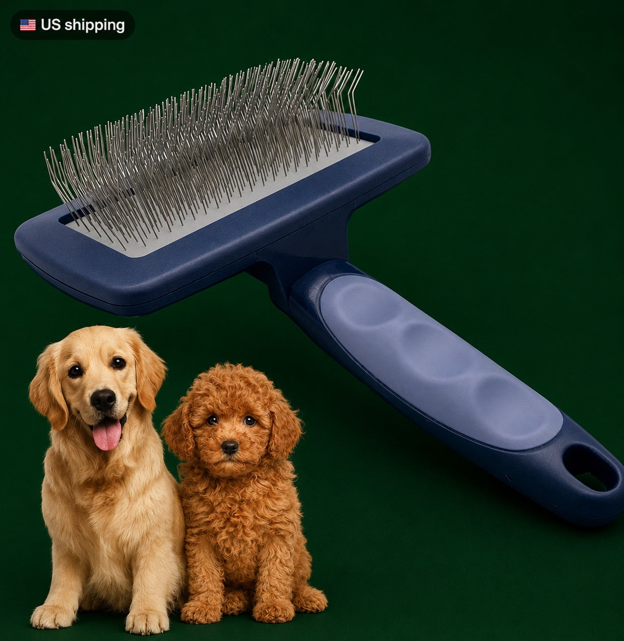 Dog Slicker Brush for Medium to Long Haired Dogs