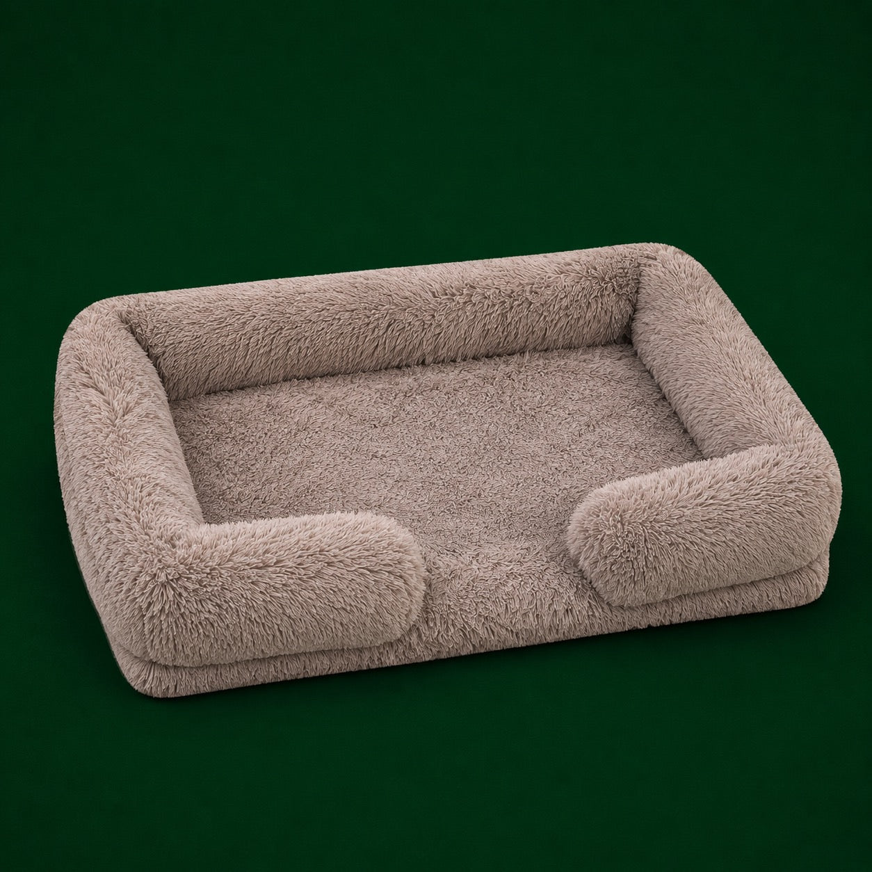 CozyNest Plush Dog Bed for Medium Dogs with Washable Cover