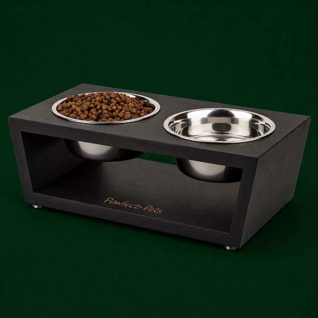 Elevated Pet Dining Set for Small Dogs & Cats