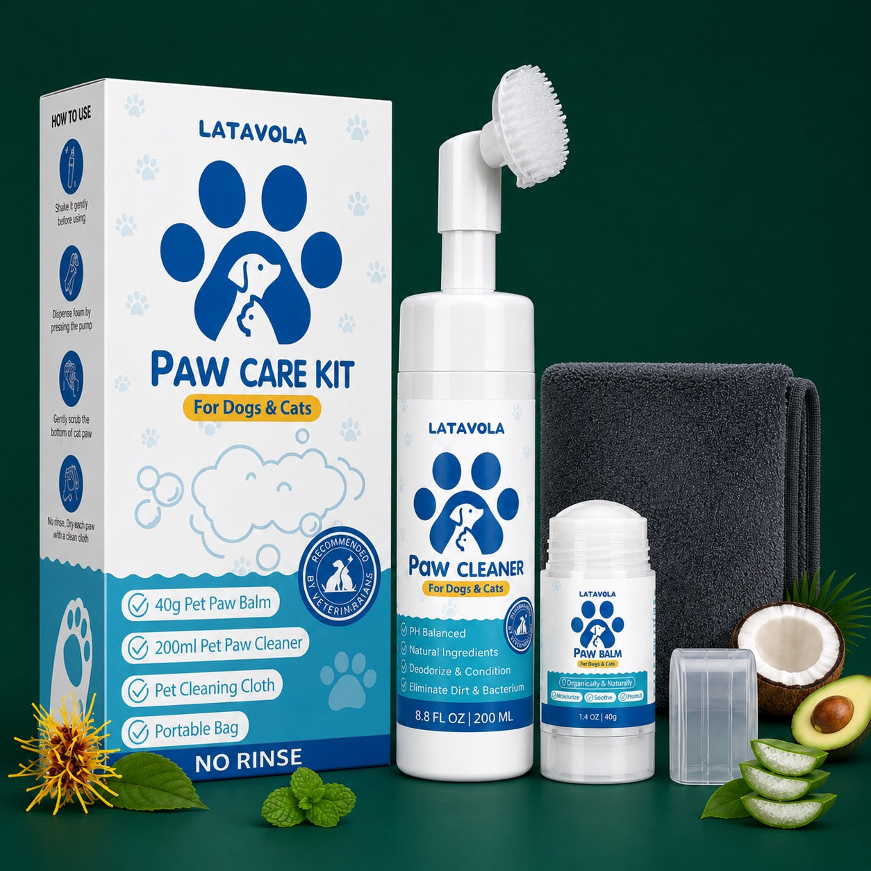 Ultimate Pet Paw Cleaning System - Moisturizing & Protective
